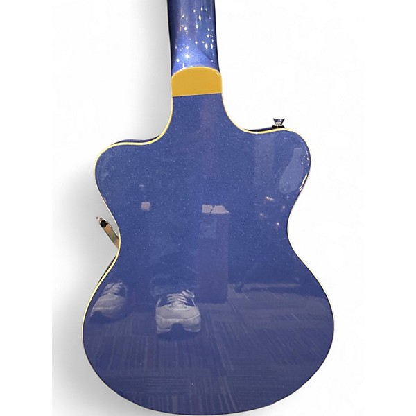 Used Italia Maranello 61 Blue Hollow Body Electric Guitar