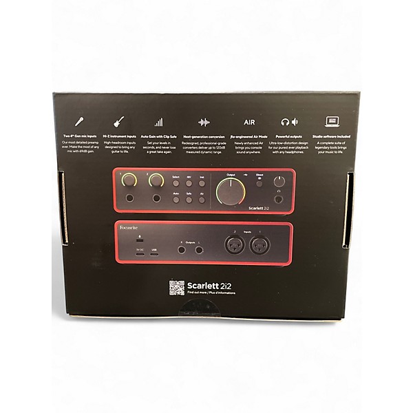 Used Focusrite Scarlett 2i2 Gen 4 Audio Interface