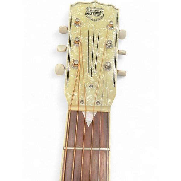 Used National Resorocket Silver Acoustic Electric Guitar