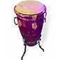 Used Toca Toca Eric Velez Signature Series Conga Rojo Arandano Glitter 11 in. Conga thumbnail