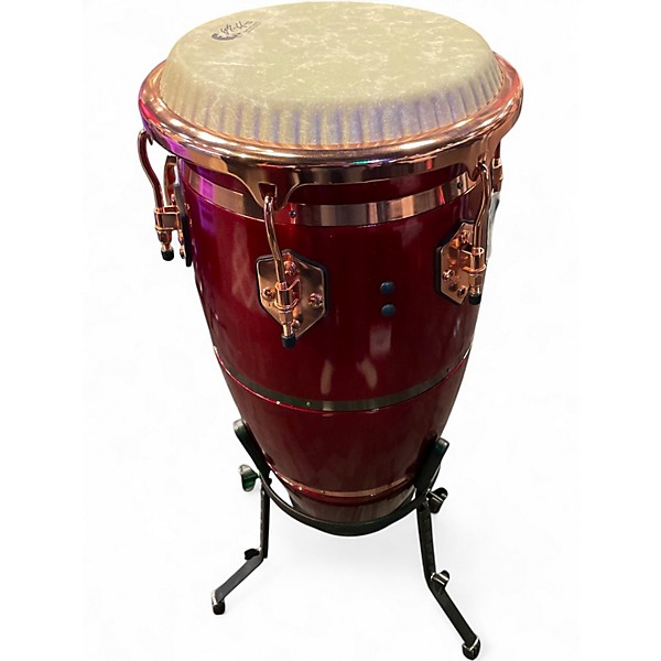 Used Toca Toca Eric Velez Signature Series Conga Rojo Arandano Glitter 11 in. Conga