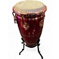 Used Toca Toca Eric Velez Signature Series Conga Rojo Arandano Glitter 11 in. Conga