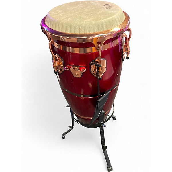Used Toca Toca Eric Velez Signature Series Conga Rojo Arandano Glitter 11 in. Conga