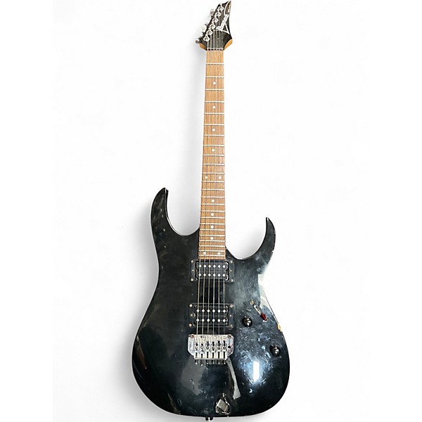 Used Ibanez RG120 Black Solid Body Electric Guitar