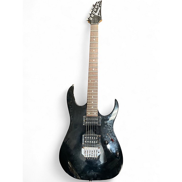 Used Ibanez RG120 Black Solid Body Electric Guitar