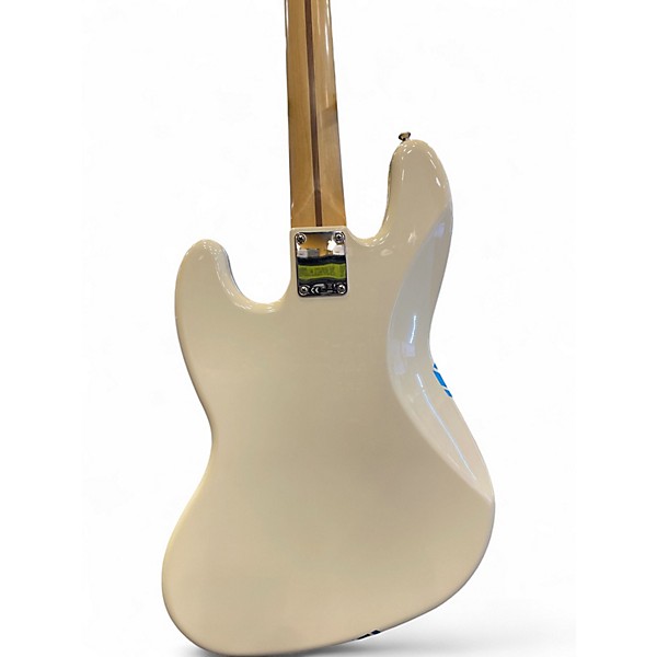 Used Fender Standard Jazz Bass Arctic White Electric Bass Guitar