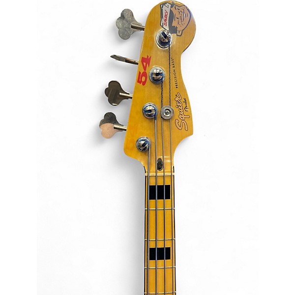 Used Squier Classic Vibe 1970S Precision Bass Surf Green Electric Bass Guitar