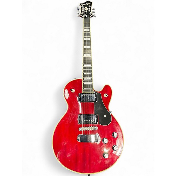 Used Hagstrom SWEDE Cherry Solid Body Electric Guitar