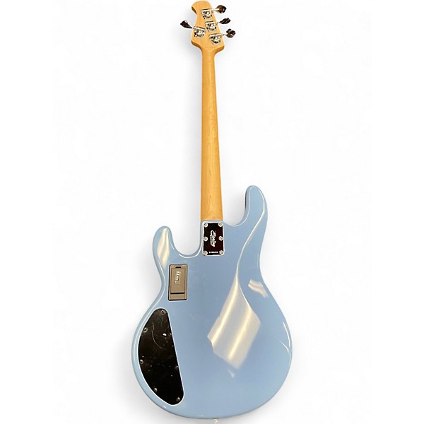 Used Sterling by Music Man Ray4 HH Daphne Blue Electric Bass Guitar