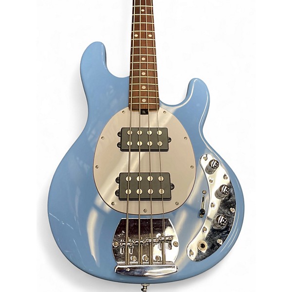 Used Sterling by Music Man Ray4 HH Daphne Blue Electric Bass Guitar