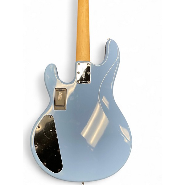 Used Sterling by Music Man Ray4 HH Daphne Blue Electric Bass Guitar