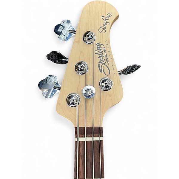 Used Sterling by Music Man Ray4 HH Daphne Blue Electric Bass Guitar