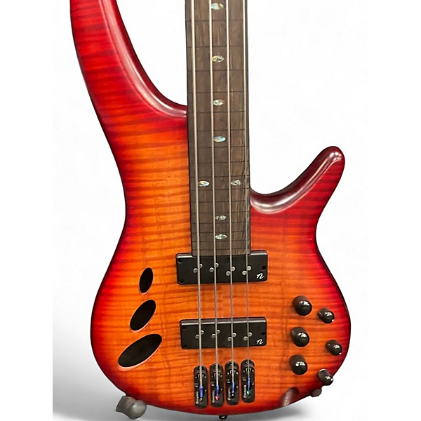 Used Ibanez SRD900F Copper Burst Electric Bass Guitar