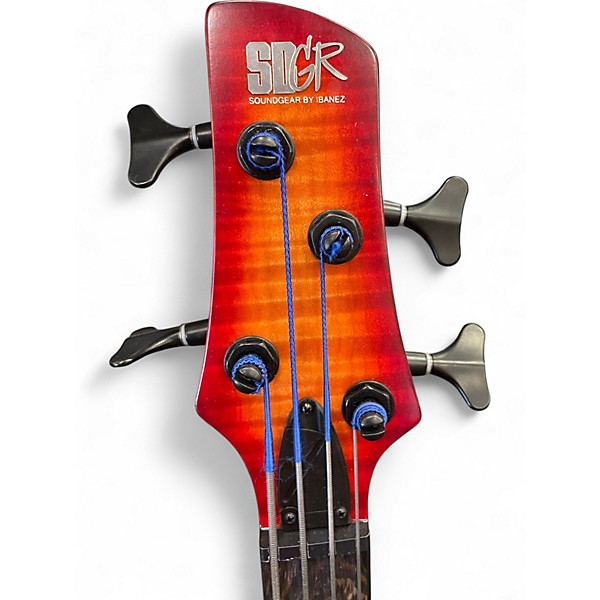 Used Ibanez SRD900F Copper Burst Electric Bass Guitar
