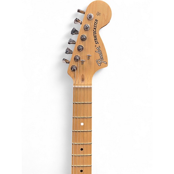 Used Fender American Performer Stratocaster HSS Surf Green Solid Body Electric Guitar