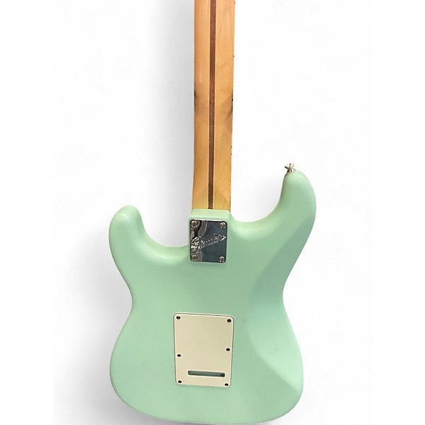 Used Fender American Performer Stratocaster HSS Surf Green Solid Body Electric Guitar
