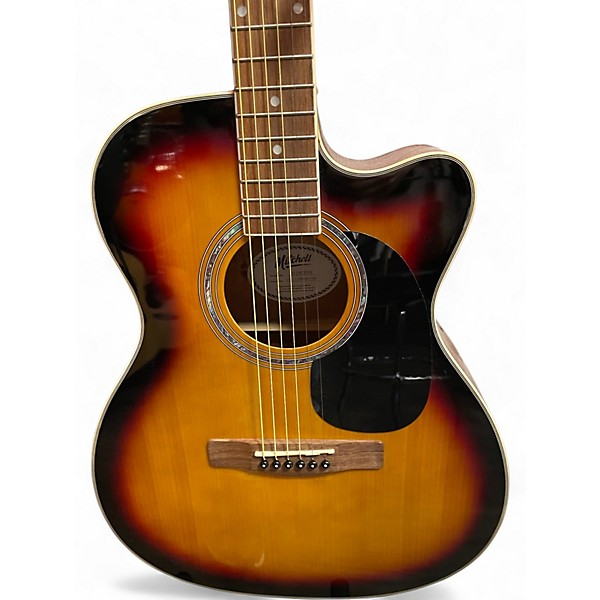 Used Mitchell 0120cesb 2 Color Sunburst Acoustic Guitar