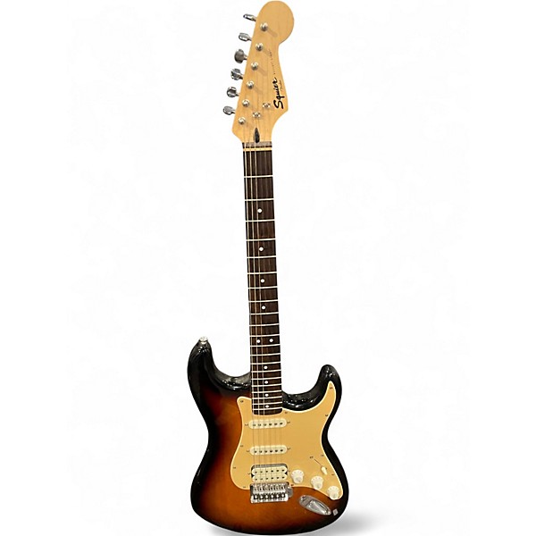 Used Squier Bullet Stratocaster HSS 2 Color Sunburst Solid Body Electric Guitar