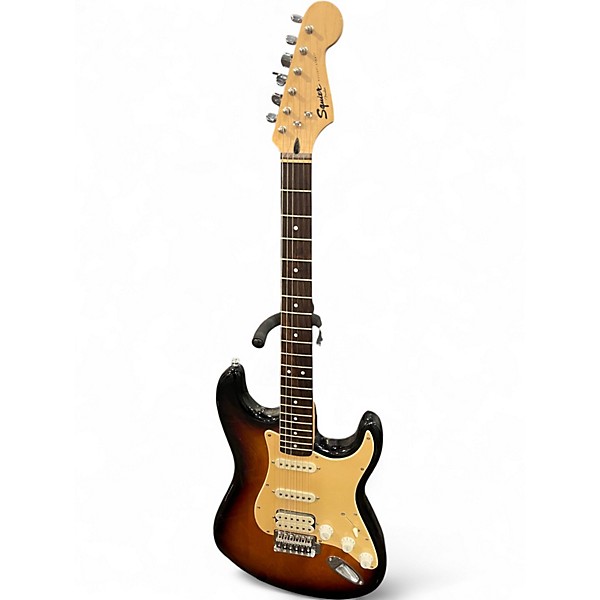 Used Squier Bullet Stratocaster HSS 2 Color Sunburst Solid Body Electric Guitar