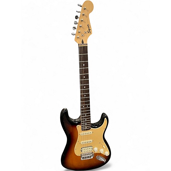 Used Squier Bullet Stratocaster HSS 2 Color Sunburst Solid Body Electric Guitar