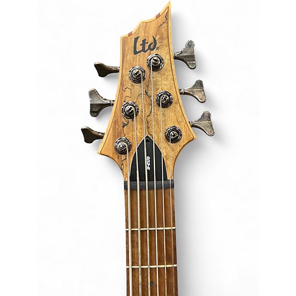 Used ESP LTD B206SM 6 String Natural Electric Bass Guitar