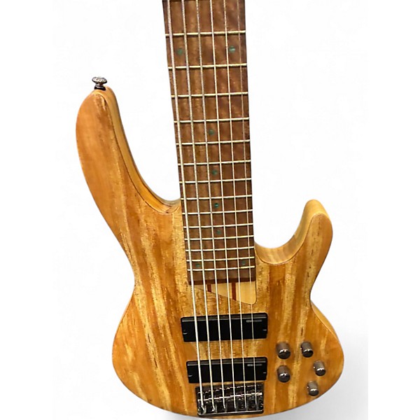 Used ESP LTD B206SM 6 String Natural Electric Bass Guitar