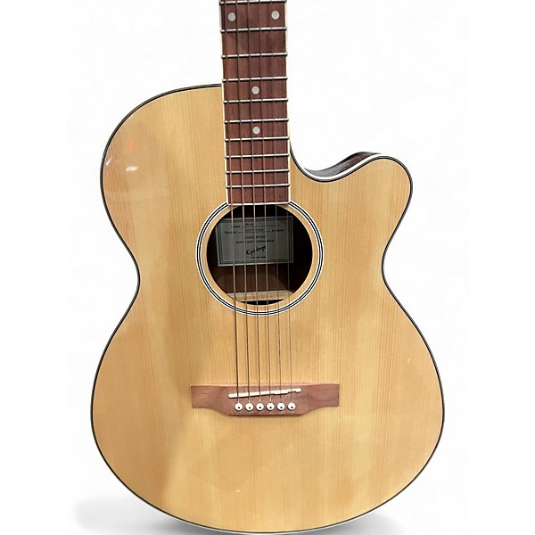 Used Epiphone PR4E Natural Acoustic Electric Guitar