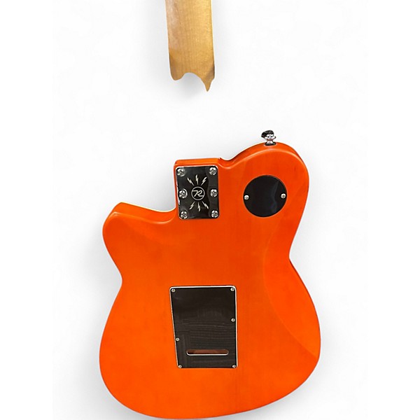 Used 2000s Reverend Reeves Grabrels Signature Orange Solid Body Electric Guitar