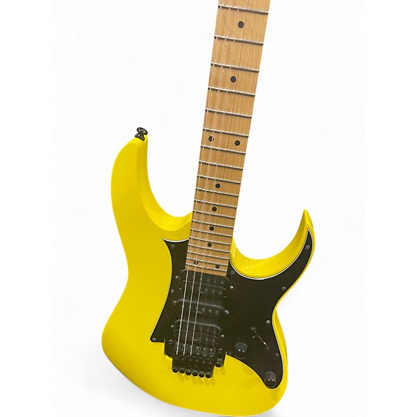Used Ibanez RG350MZ Yellow Solid Body Electric Guitar