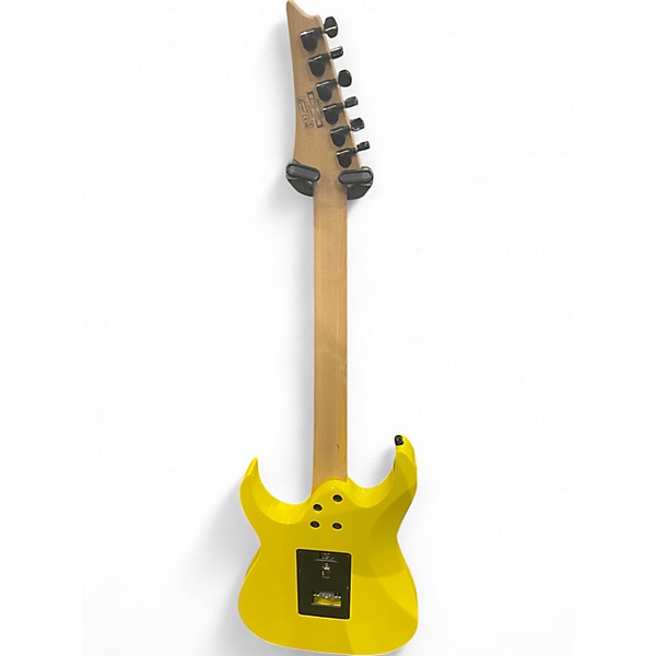 Used Ibanez RG350MZ Yellow Solid Body Electric Guitar