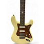 Used Magneto Sonnet Deluxe Vintage White Solid Body Electric Guitar
