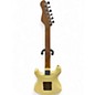 Used Magneto Sonnet Deluxe Vintage White Solid Body Electric Guitar