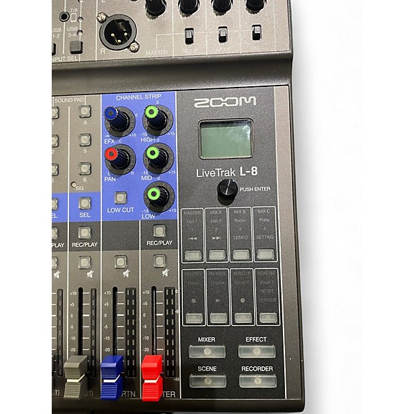 Used Zoom LiveTrak L-8 Digital Mixer