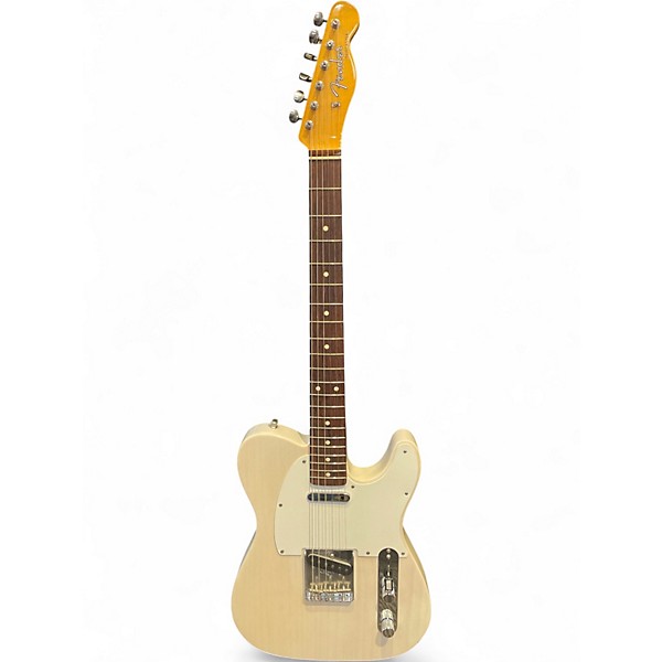 Used Fender Jimmy Page Mirror Telecaster White Blonde Solid Body Electric Guitar