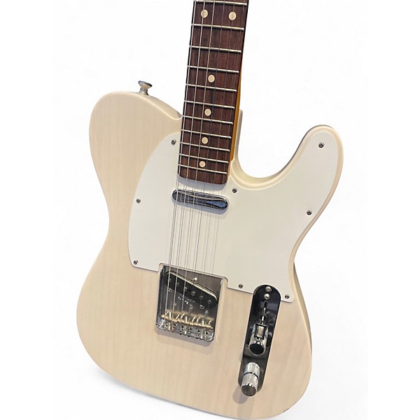 Used Fender Jimmy Page Mirror Telecaster White Blonde Solid Body Electric Guitar