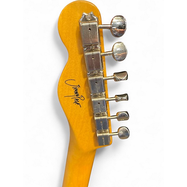 Used Fender Jimmy Page Mirror Telecaster White Blonde Solid Body Electric Guitar