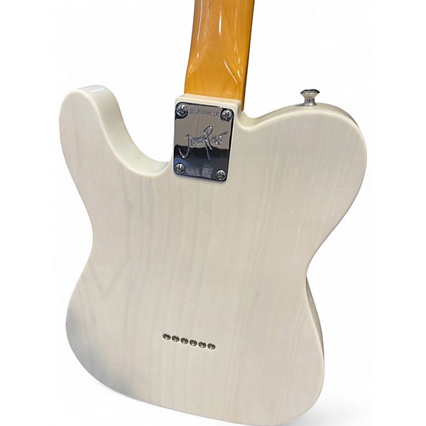 Used Fender Jimmy Page Mirror Telecaster White Blonde Solid Body Electric Guitar