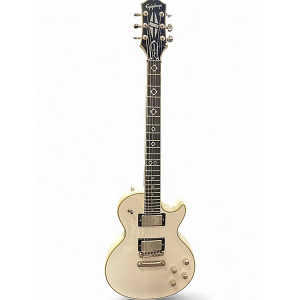 Used Epiphone Jerry Cantrell Prophecy White Solid Body Electric Guitar