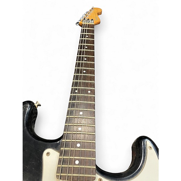 Vintage 1986 Fender CONTEMPORARY STRATOCASTER Black Solid Body Electric Guitar