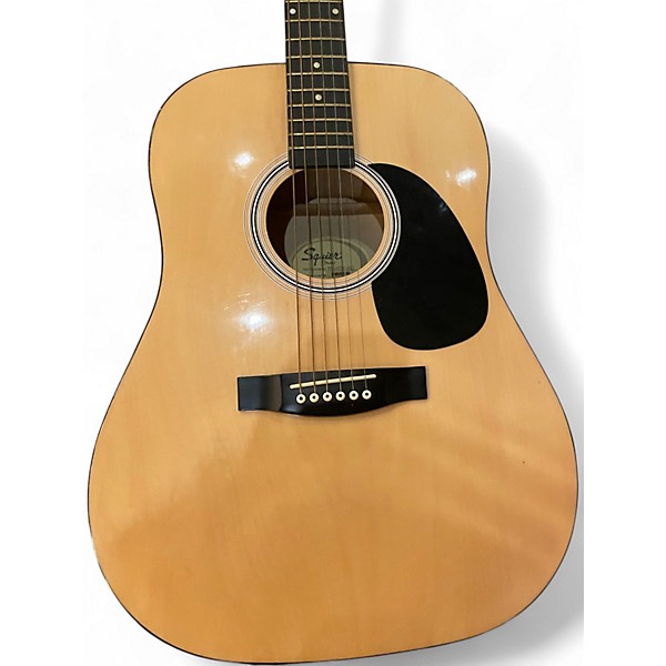 Used Squier 093-0300-021 Natural Acoustic Guitar
