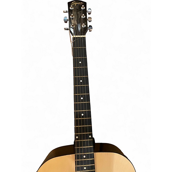 Used Squier 093-0300-021 Natural Acoustic Guitar