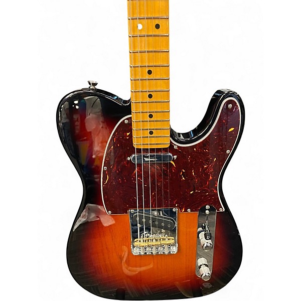 Used Fender American Professional II Telecaster 3 Color Sunburst Solid Body Electric Guitar