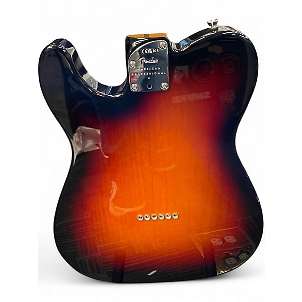Used Fender American Professional II Telecaster 3 Color Sunburst Solid Body Electric Guitar