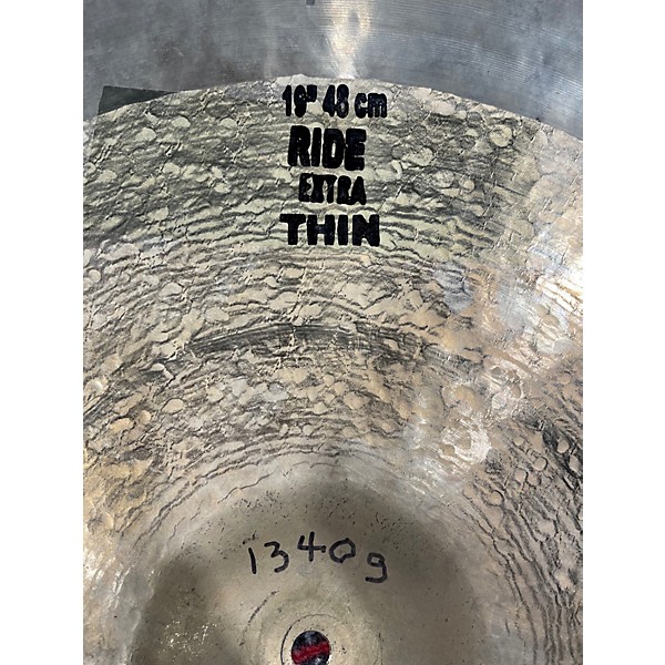 Used Masterwork 19in Thalles Extra Thin Ride Cymbal