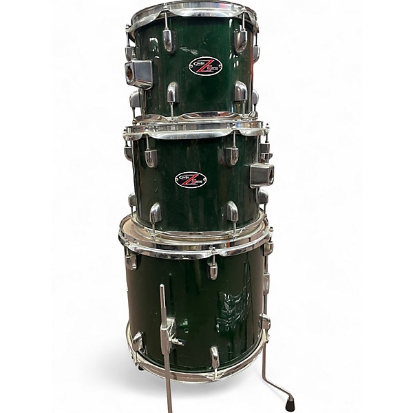 Used 2020s Pdp 4 Piece Z5 Emerald Green Drum Kit