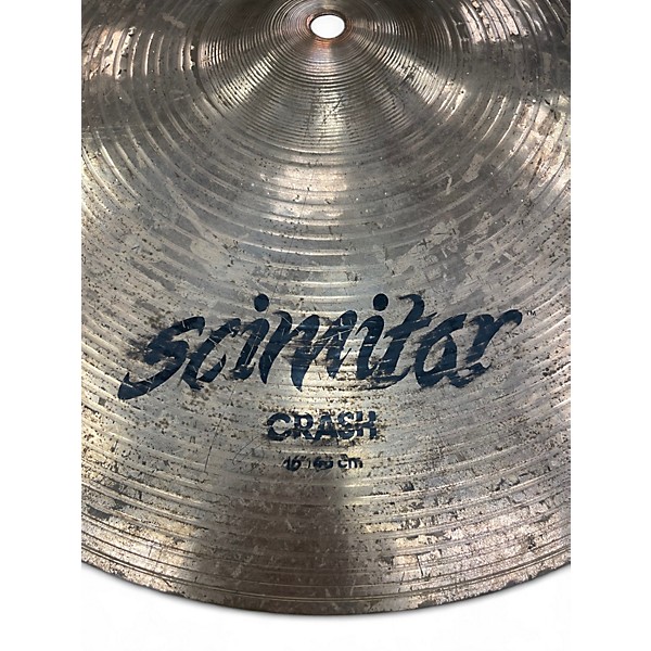 Used Zildjian 16in Scimitar Crash Cymbal