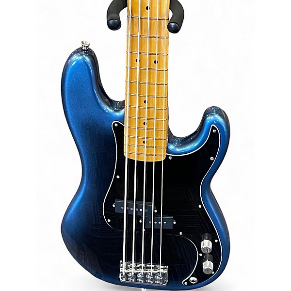 Used Fender American Pro ii p bass v Blue Burst Electric Bass Guitar