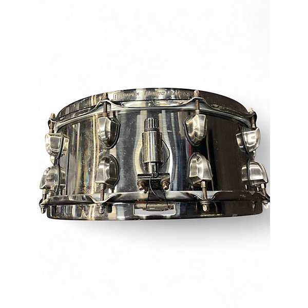 Used Mapex 14X5.5 Black Panther Blade Snare Chrome Drum