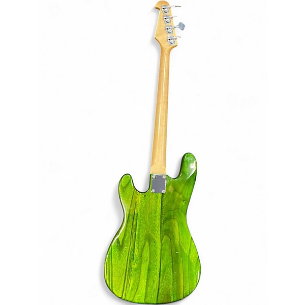 Used Glen Burton GB150 P BASS Green Electric Bass Guitar