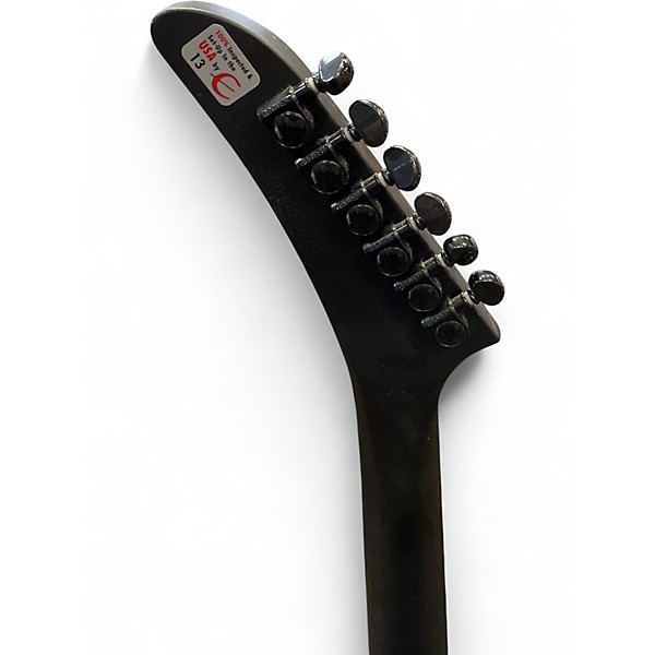 Used Epiphone Gothic 1958 Explorer Black Solid Body Electric Guitar